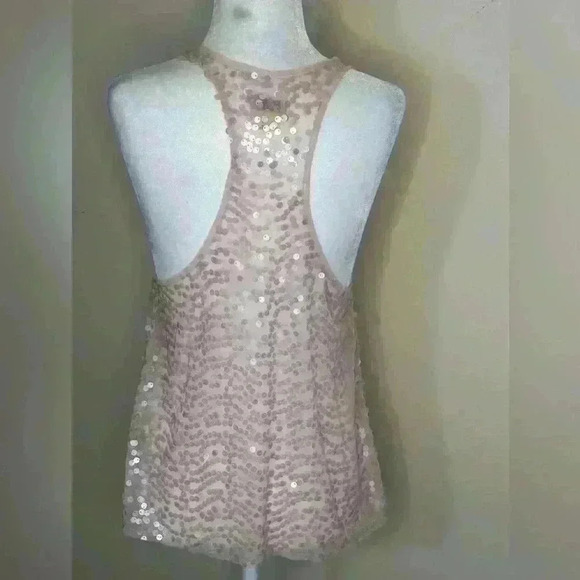 Free People Sheer With Sequins Blouse - Picture 4 of 5